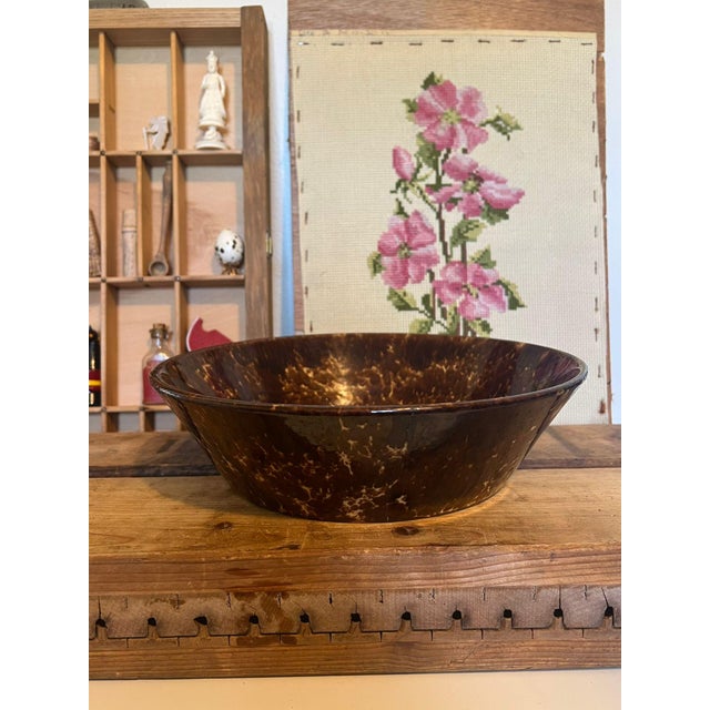 Antique Late 19th Century Rockingham Pottery Bowl For Sale In Seattle - Image 6 of 6