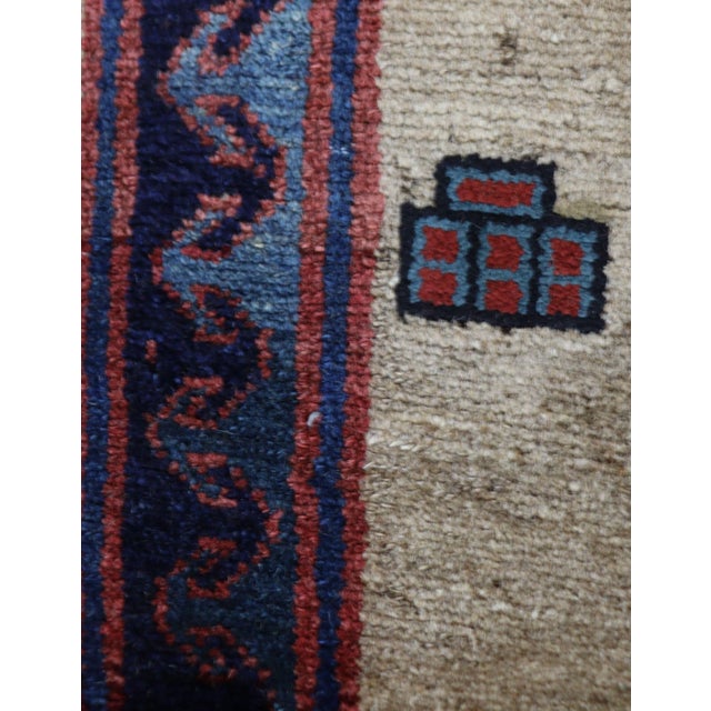 Antique Persian Serab Serapi Carpet, 4'6" X 10'4" For Sale - Image 12 of 13