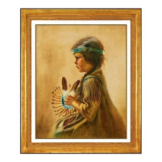 Late 20th Century Feather Princess, Gregory Perillo For Sale