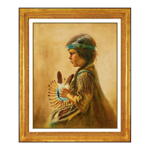 Late 20th Century Feather Princess, Gregory Perillo