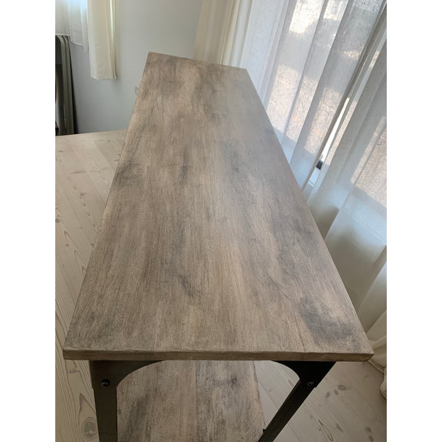 Farmhouse Pottery Barn Verona Sofa or Console Table For Sale - Image 3 of 11