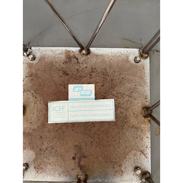 Mid-Century Modern Modern ICFF Chrome Side Table For Sale - Image 3 of 7