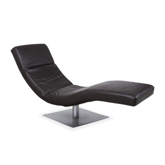 Leather Lounger in Brown with Manual Function by Willi Schillig For Sale - Image 5 of 17