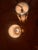 Mid-Century Modern 1960s Mid-Century Modern Teak & Brass Pendant Lamps a Pair — Pearsall-Inspired For Sale - Image 3 of 8