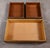 Teak and Nubuck Dressing Table attributed to R. Landault, 1970, Set of 3 For Sale - Image 17 of 18