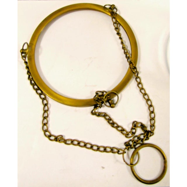 Antique Brass Hurricane Wall Candle Sconce Pair Attributed to Virginia Metalcrafters For Sale - Image 16 of 18