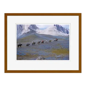 A Pack Trip in Wyoming 1960 by Toni Frissell Framed C Print