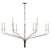 Traditional Ian K. Fowler for Visual Comfort Signature Belfair Grande Two-Tier Chandelier in Aged Iron For Sale - Image 3 of 3
