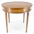 Round Italian Gueridon Table on Fluted Tapered Legs Pull Out Trays Two Drawers For Sale - Image 10 of 12