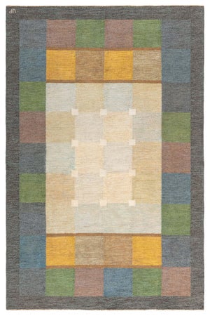 Doris Leslie Blau Vintage Swedish Flat Woven by Ulla Parkdal
