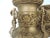 Metal Italian Neoclassical Gold Spelter Ornamental Planters or Urns - A Pair - Italy For Sale - Image 7 of 10