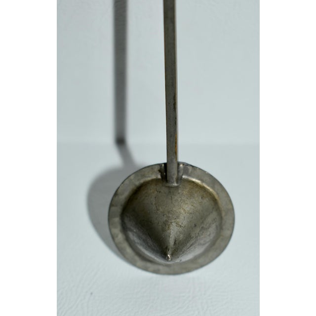 Vintage Art Noveau Style Pewter Candle Snuffer For Sale - Image 10 of 13