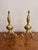 Mid 19th Century Antique Victorian Brass Fire Dogs, 1860, Set of 2 For Sale - Image 5 of 5