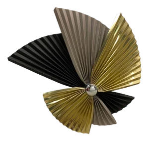 1990s Curtis Jere Fan Wall Sculpture