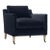 Greta Chair, Midnight Velvet For Sale