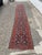 Ivory Extra-Long Antique Persian Kurdish Runner 2.10' X 15.10' (86cm X 483cm) 1900s For Sale - Image 8 of 9