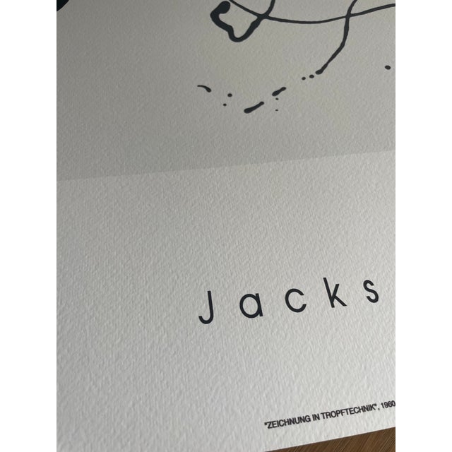 White Jackson Pollock (1912-1956), Zeichnung in Tropftechnik, 1960, Copyright 2000 I. Pollock/Sofam.. For Sale - Image 8 of 12