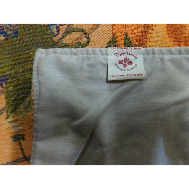 1980s French Tapestry Featuring Fruits For Sale - Image 10 of 10