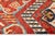 Textile Moroccan Style Hand-Knotted Wool Area Rug With Graphic Tribal in Terracotta Red For Sale - Image 7 of 12