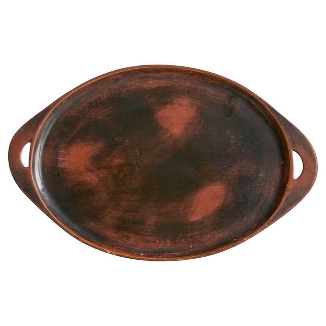 Japanese Tray in Wood, 1940s For Sale - Image 10 of 10