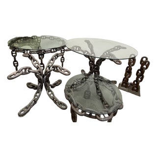 Vintage Chain Tables For Sale