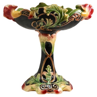 Art Nouveau Glazed Centerpiece or Planter, 1930s For Sale