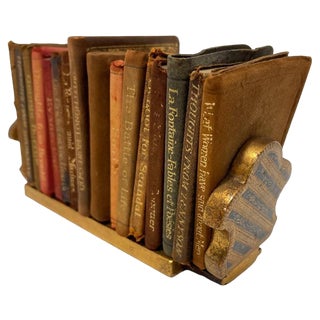Italian Miniature Sliding Bookend by Cartolerie F. Pineider, 1900s For Sale