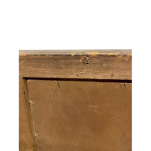 Antique French 19th-Century Oil on Board Landscape Painting in Giltwood Frame For Sale - Image 10 of 18