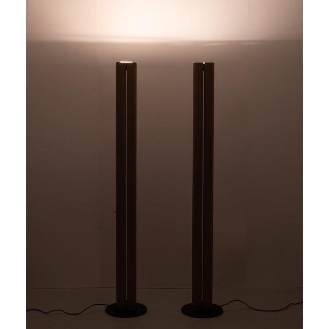 Megaron Terra Floor Lamps by Gianfranco Frattini for Artemide, Italy, 1970s, Set of 2 For Sale - Image 9 of 12