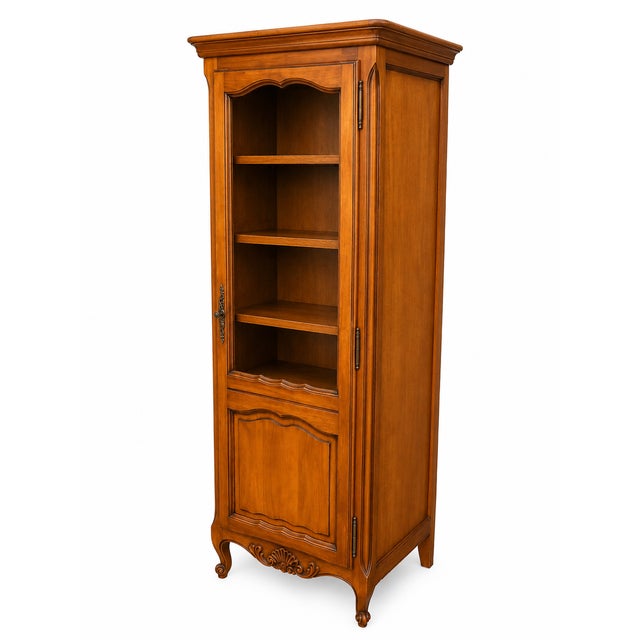 Louis XV Provençal Silver Display Cabinet, 1950s For Sale - Image 3 of 6