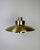 1970s Danish Modern Minimalist Brass UFO Pendant Lamp, 1970s For Sale - Image 5 of 12