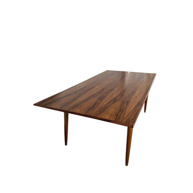 Eugenio Escudero Rare 1960s Eugenio Escudero Rosewood Dining Table – Mid Century Modern Sculptural Design For Sale - Image 4 of 7