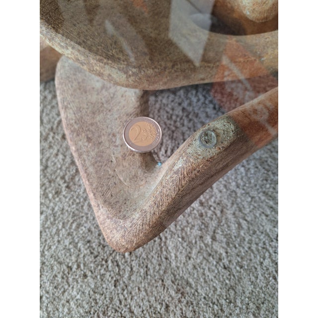 Glass Kama Sutra Coffee Table attributed to Claudio Trevi, Italy, 1970s For Sale - Image 7 of 9