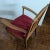 Mid 20th Century Mid Century Rococo Revival Armchair With Red Velvet Seat For Sale - Image 5 of 5