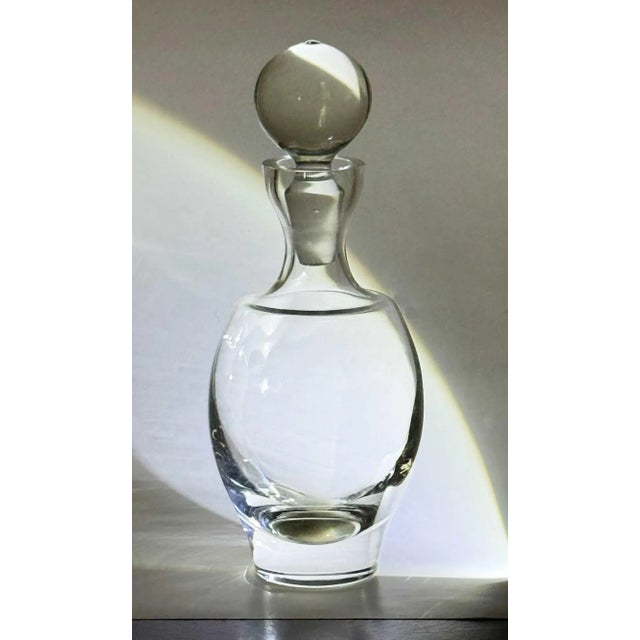 Mid 20th Century Vintage Crystal Decanter For Sale - Image 5 of 5