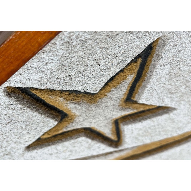 Mid-Century Modern Mid-Century Modern Hand Carved Stone Wall Relief with Fish Design, 1960s For Sale - Image 3 of 18