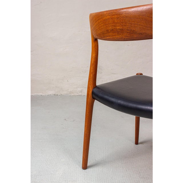 Danish Model 77 Chairs in Teak by Niels Otto (N. O.) Møller for J.L. Møllers, 1960s, Set of 2 For Sale - Image 12 of 18