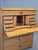 Late 19th Century Antique Swedish Biedermeier Natural Pine Drop Front Desk With Drawers and Keys For Sale - Image 5 of 17