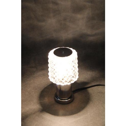 Glass Table Lamp from Kamenicky Senov, Former Czechoslovakia, 1970s For Sale - Image 10 of 12