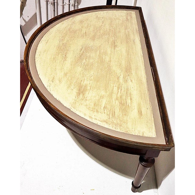 1920s Rosewood Demi-Lune Coffee Table For Sale - Image 5 of 11