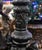 Black French Cast Iron Street Lamp with Lion For Sale - Image 8 of 11