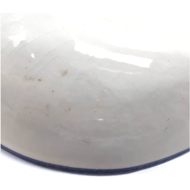 VTG Pair Celestial Ceramic Crescent Moon Faces Abc Bassano Italy Wall Hanging For Sale - Image 4 of 7