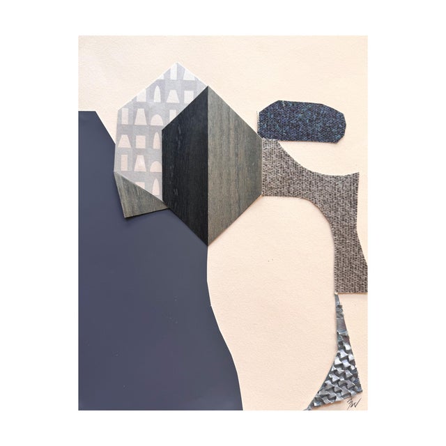 "Celestial Escapade" is an original mixed media collage on paper by Zac Woodiel. This is one of six pieces in the...
