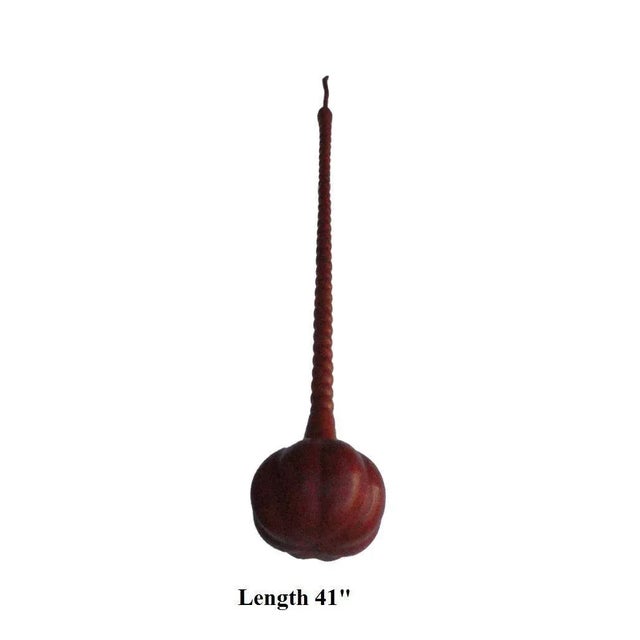Chinese Natural Long Stick Gourd Fengshui Display For Sale - Image 5 of 6
