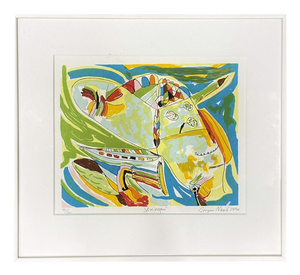 Jørgen Nash, The Viking, 1990, Lithograph