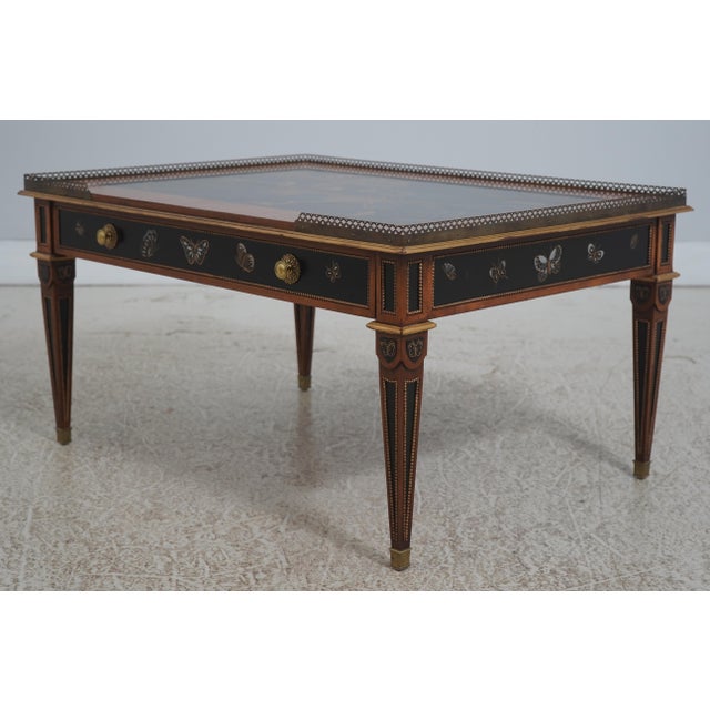 Age: Approx: 15 Years Old Details: The Newport Historic Mansions Collection Brass Gallery Top Dovetailed Drawer...