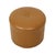 1960s Vintage Round Camel Skai Ottoman, 1960s For Sale - Image 5 of 12