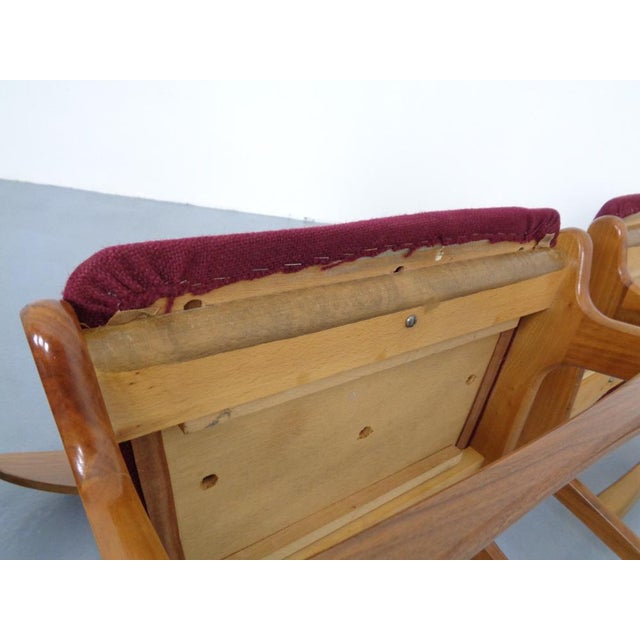 Mid-Century Walnut Dining Chairs, 1960s, Set of 4 For Sale - Image 13 of 16