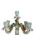 Late 19th Century Pair 21" Meissen Style Figural & Floral Porcelain Candelabras C1890 For Sale - Image 5 of 18