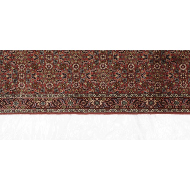 1970s Vintage Persian Bijar Runner - 3′ × 12′10″ For Sale - Image 4 of 6